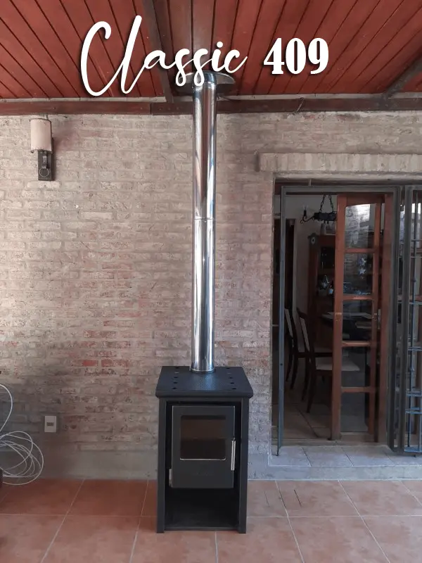 Calefactor A Leña Classic 409 12.000 Kcal 180m² - Imagen 3