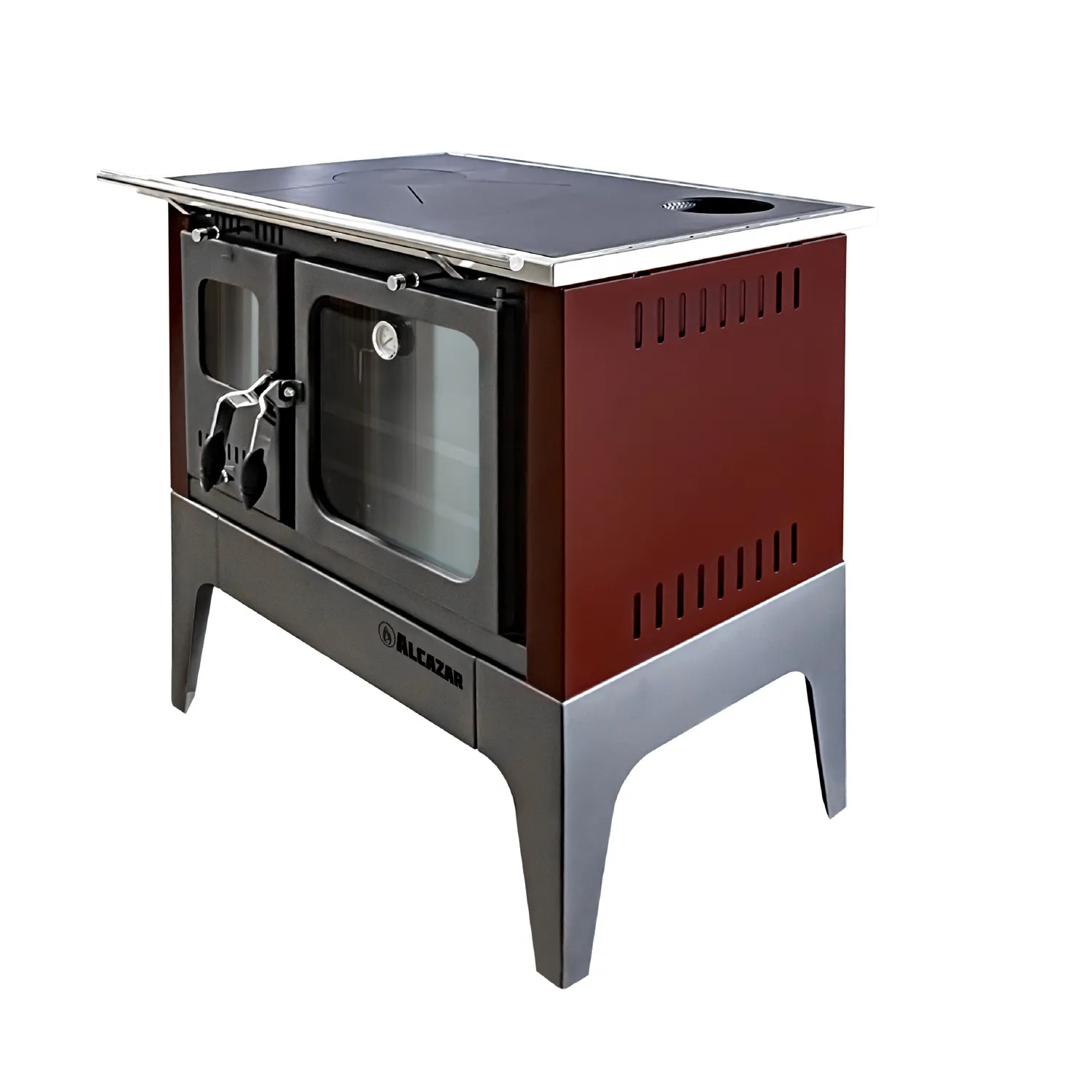 Cocina A Leña S800 Doble Combustión Horno 56 L - Imagen 5