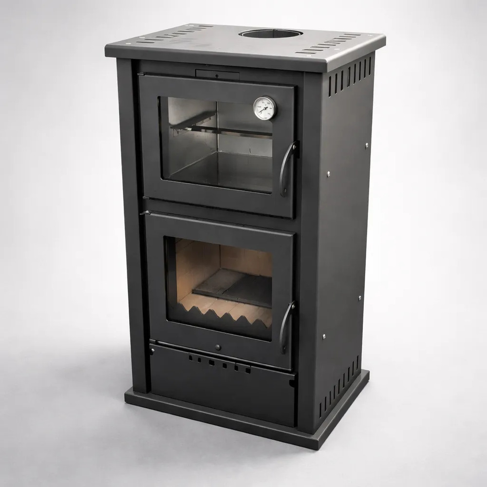 Calefactor A Leña V10a Con Horno 80 A 190 M2 - Imagen 4