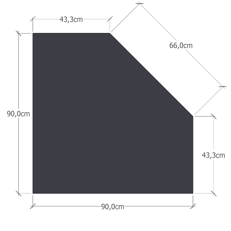 Base Esquinera Protectora Para Estufa 2 mm Piso - Imagen 2