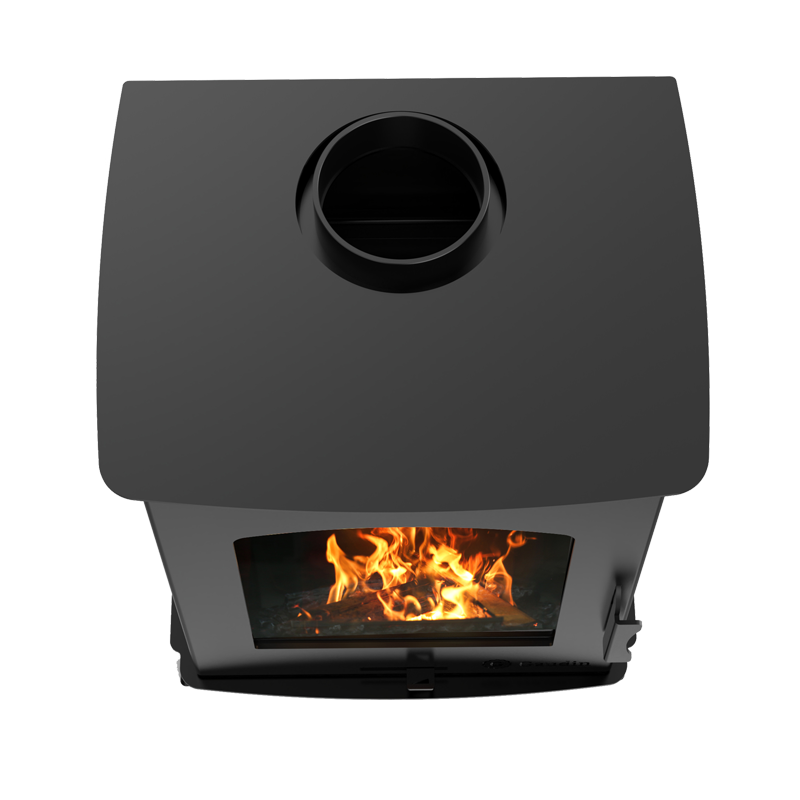 Calefactor A Leña Álamo Doble Combustión 30 A 70 M2 - Imagen 3