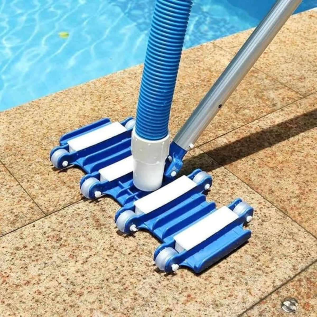 Aspiradora De Fondo 8 Ruedas Para Piscina - Imagen 5