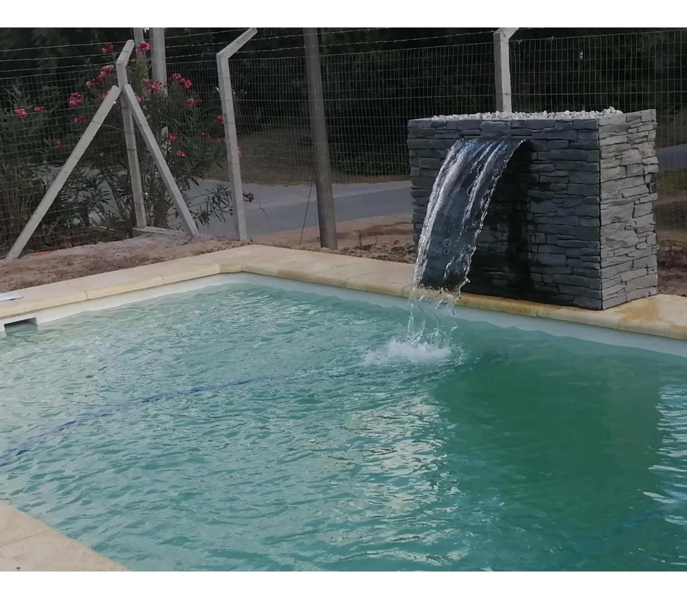 Cascada Laminar Vulcano 200 Cm Plástico Abs Para Piscinas - Imagen 3