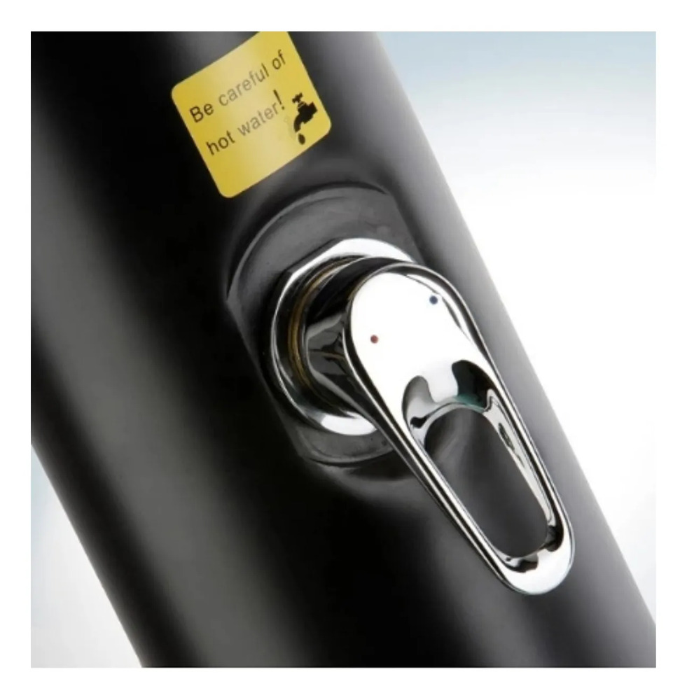 Ducha Solar Curva 20l Pvc Negra Exterior Piscina Jardín - Imagen 3