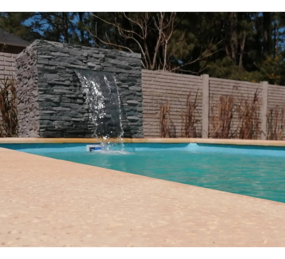 Cascada Laminar Vulcano 200 Cm Plástico Abs Para Piscinas - Imagen 2