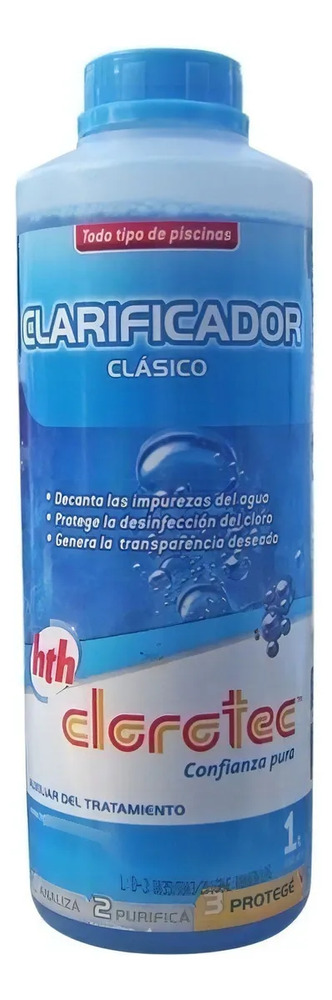 Clarificante Clorotec Para Piscina 1lt Decantador - Imagen 2