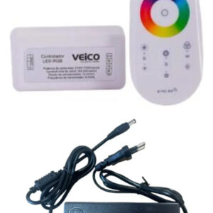 Controlador Rgb Veico Touch Wifi Con Transformador 60w Rgb