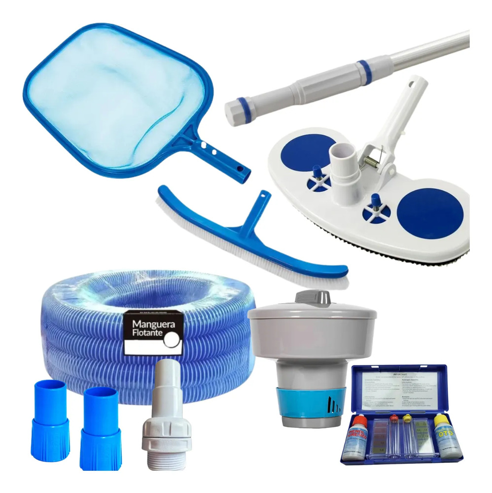 Set De Limpieza Completo Para Piscinas De 5 Metros Con Boya - Imagen 2