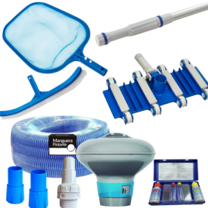 Set De Limpieza Completo Para Piscinas De 5 Metros Con Boya