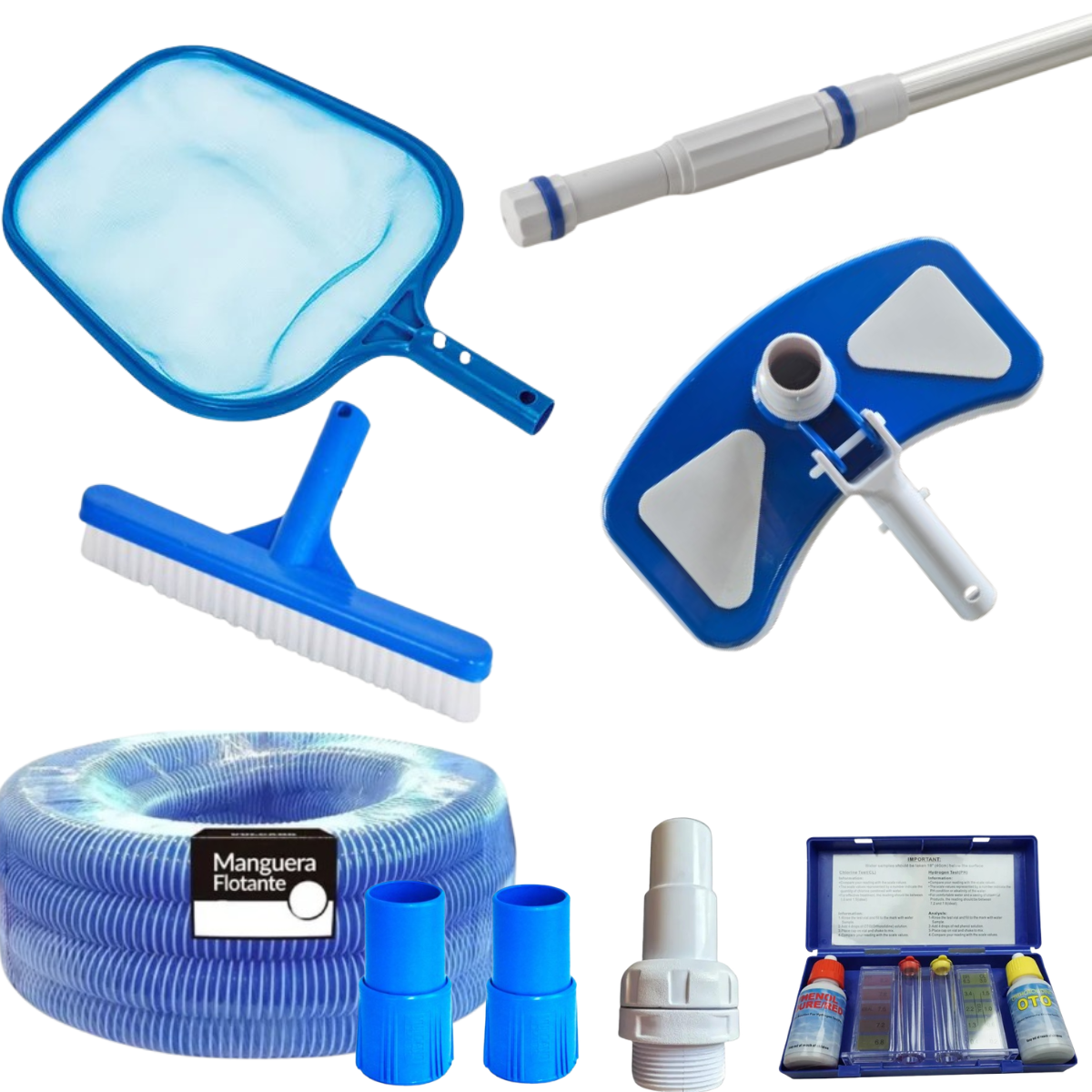 Set Completo de Limpieza para Piscina 5 mts clasico