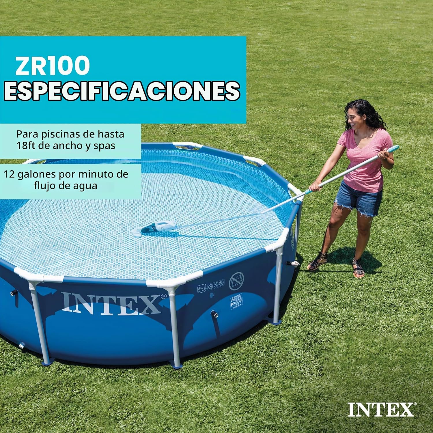Aspiradora Recargable Intex ZR100 para Piscina y Spa - Imagen 5